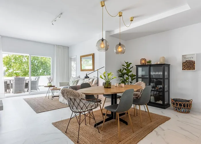 Appartement Azahara 2, Contemporary Scandinavian Style Open Plan With 2 Terraces Marbellac