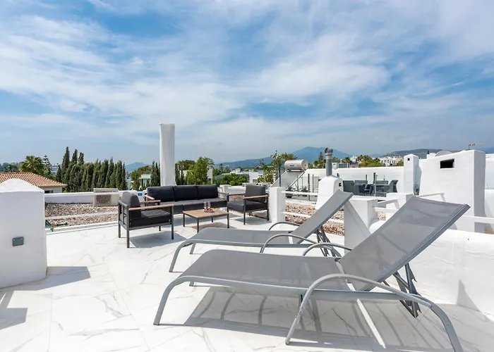 Azahara 2, Contemporary Scandinavian Style Open Plan With 2 Terraces